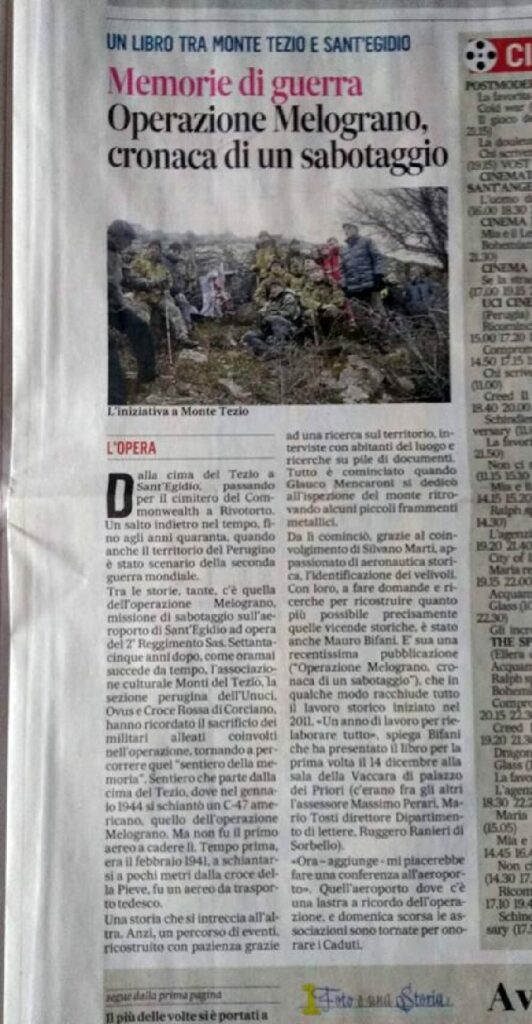 thumbnail of 27.01.2019 Il Messaggero – Memorie di guerra Cronaca di un sabotaggio