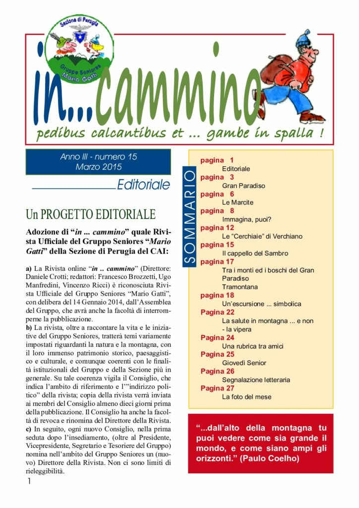 thumbnail of In…Cammino n.15