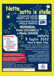 Notte Sotto Le Stelle – sabato 9 luglio 2022